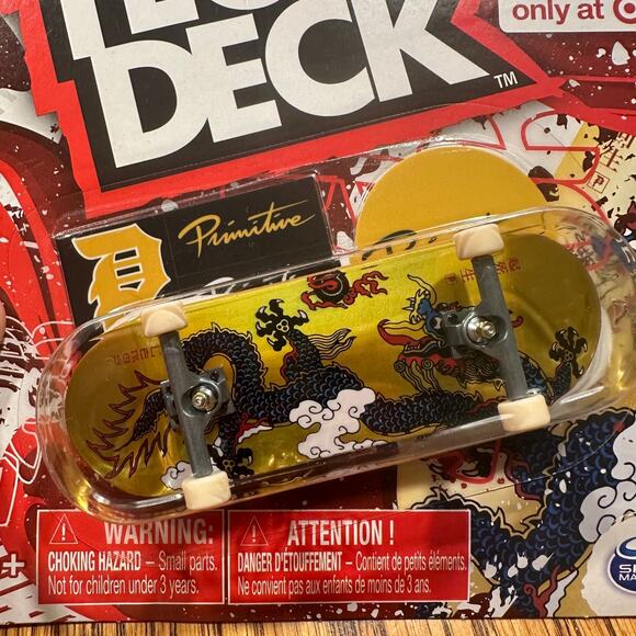 Tech Deck Primitive Fingerboard Steeze Series Dragon Gold Target Exclusive Rare - Picture 1 of 3